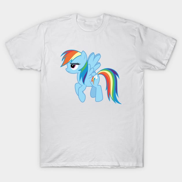 Unimpressed Rainbow Dash T-Shirt by CloudyGlow